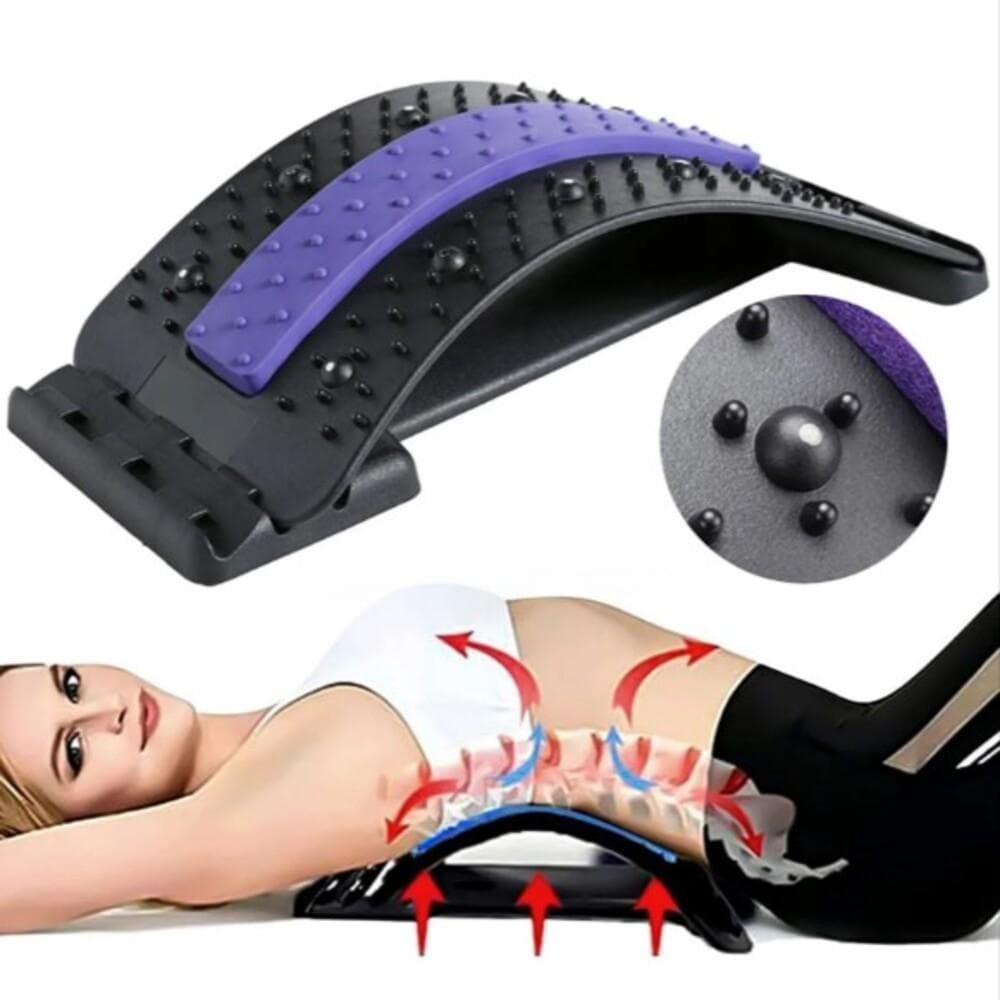 COLUNA LOMBAR TRACAO ALONGAMENTO SUPORTE POSTURAL ALIVIO DOR YOGA