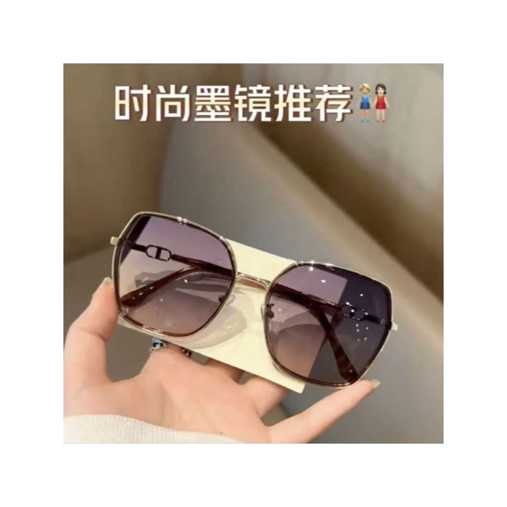 [Protetor solar moderno] Influencer Street Shooting Óculos de sol Moda Luz Luxo Óculos de Sol Feminino Anti-Ultravi