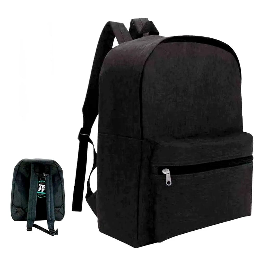 Mochila Costa Preta Básica Casual Média 40cm Original