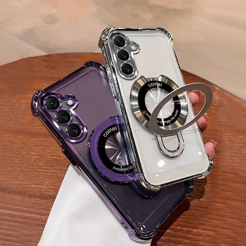 Capa Para Samsung A07 A17 A37 A57 A06 A16 A26 A36 A56 A05S A15 A25 A35 A55 5G Chapeamento Anti-Queda Titular Claro TPU
