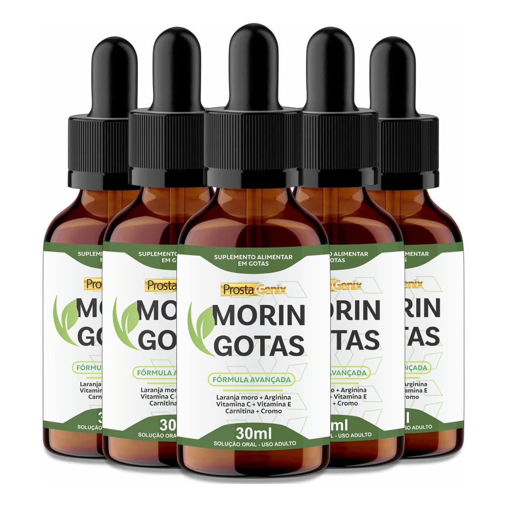 5 Morin Gotas 30ml Cromo E Vitamina B12 | Envio Imediato