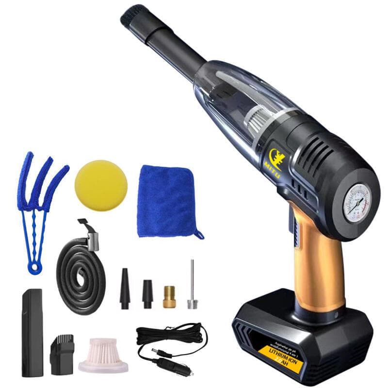Bomba De Ar Portátil Carro 12V Compressor
