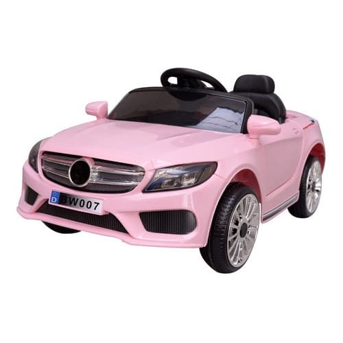 Mini Carro Elétrico Infantil 6v Com Controle Remoto Rosa Rosa 127/220v