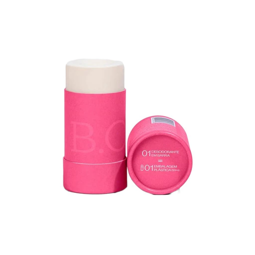 B.O.B Desodorante Natural Intensivo Jasmim e Baunilha 50g Vegano Proteção 24h Pele Sensível