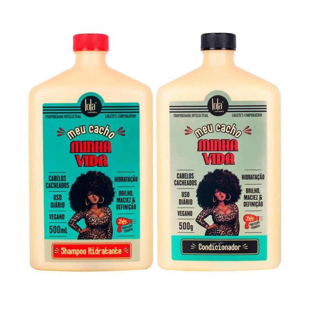 Kit Shampoo E Condicionador 500Ml Meu Cacho Minha Vida Lola