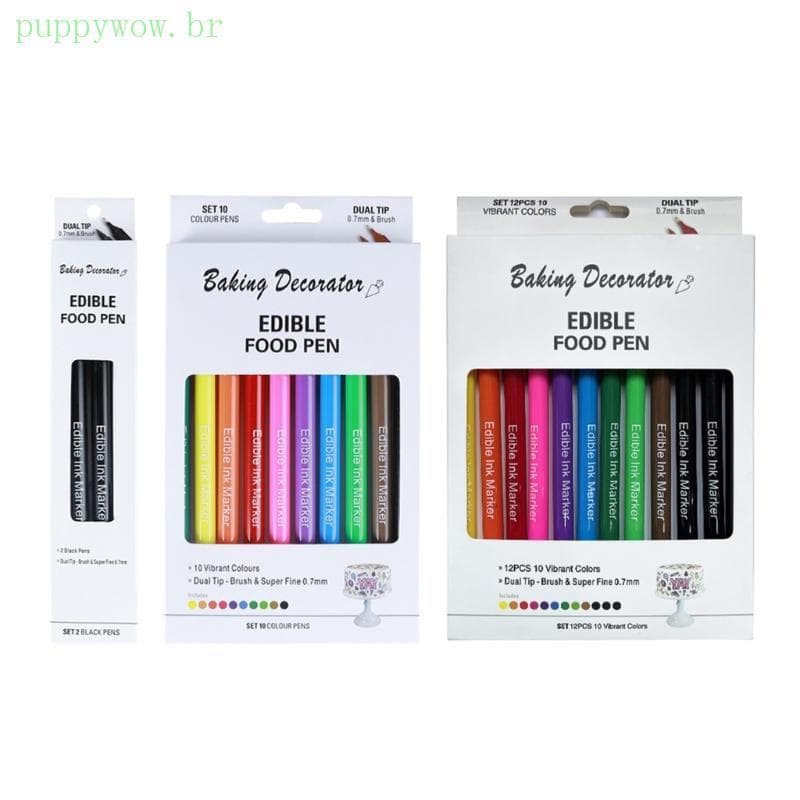 Caneta Pigmento Comestível PUP Ferramenta Bolo Acessórios Cozimento Para Pintura