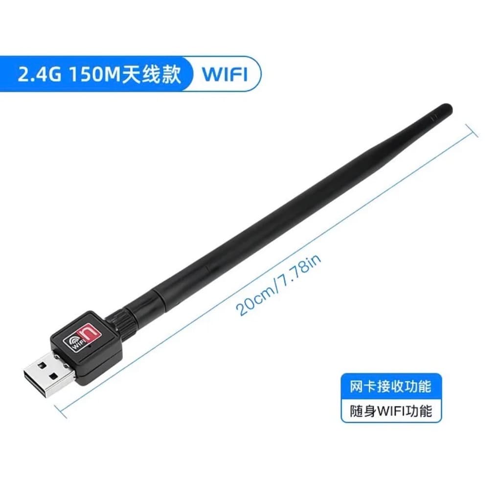 Antena Kapbom  Wireless UsB Adapter 2.4GHz 1800Mbps