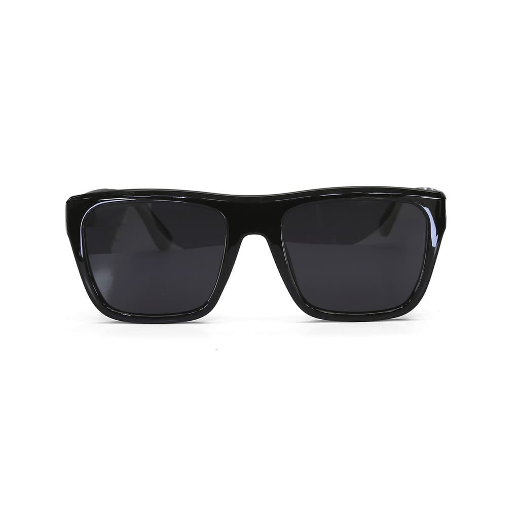 Óculos Qix Skate 09 de Sol Masculino Feminino Básico Preto Lente Escura Plástico