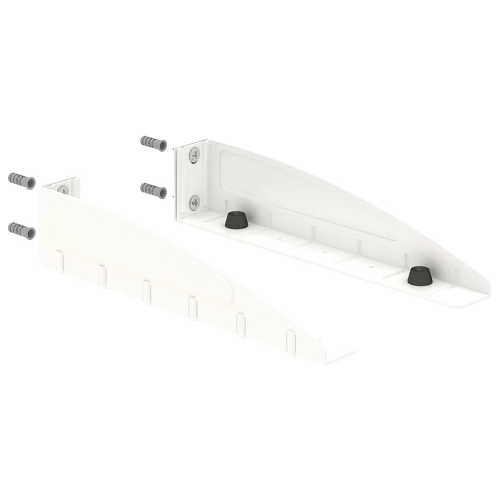 Suporte para Microondas e Forno Elétrico de Parede F-Decor Branco - Capacidade 45kg