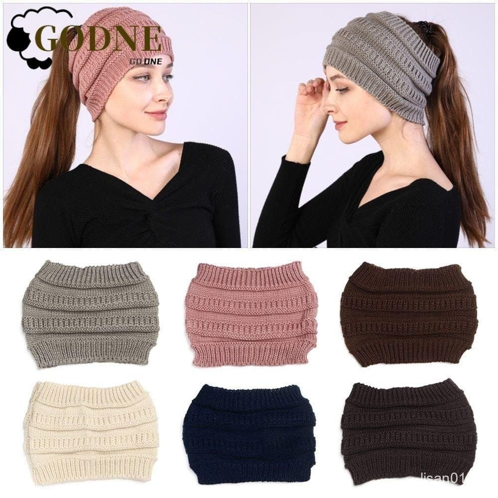 GODNESSFO 1 Peça Faixa De Cabeça De Tricô Acessórios Para Cabelo Turbante Largo Outono Inverno Aquecedor De Orelha
