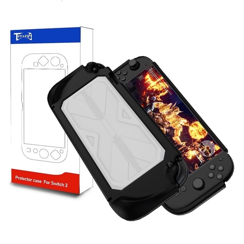 Capa Protetora Case em TPU Para Nintendo Switch 2 Preta