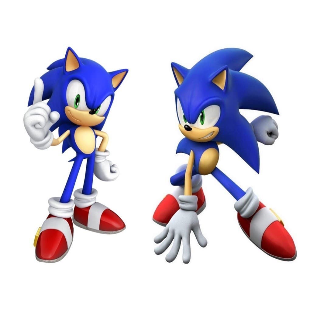 Sonic 4 displays de mesa em mdf