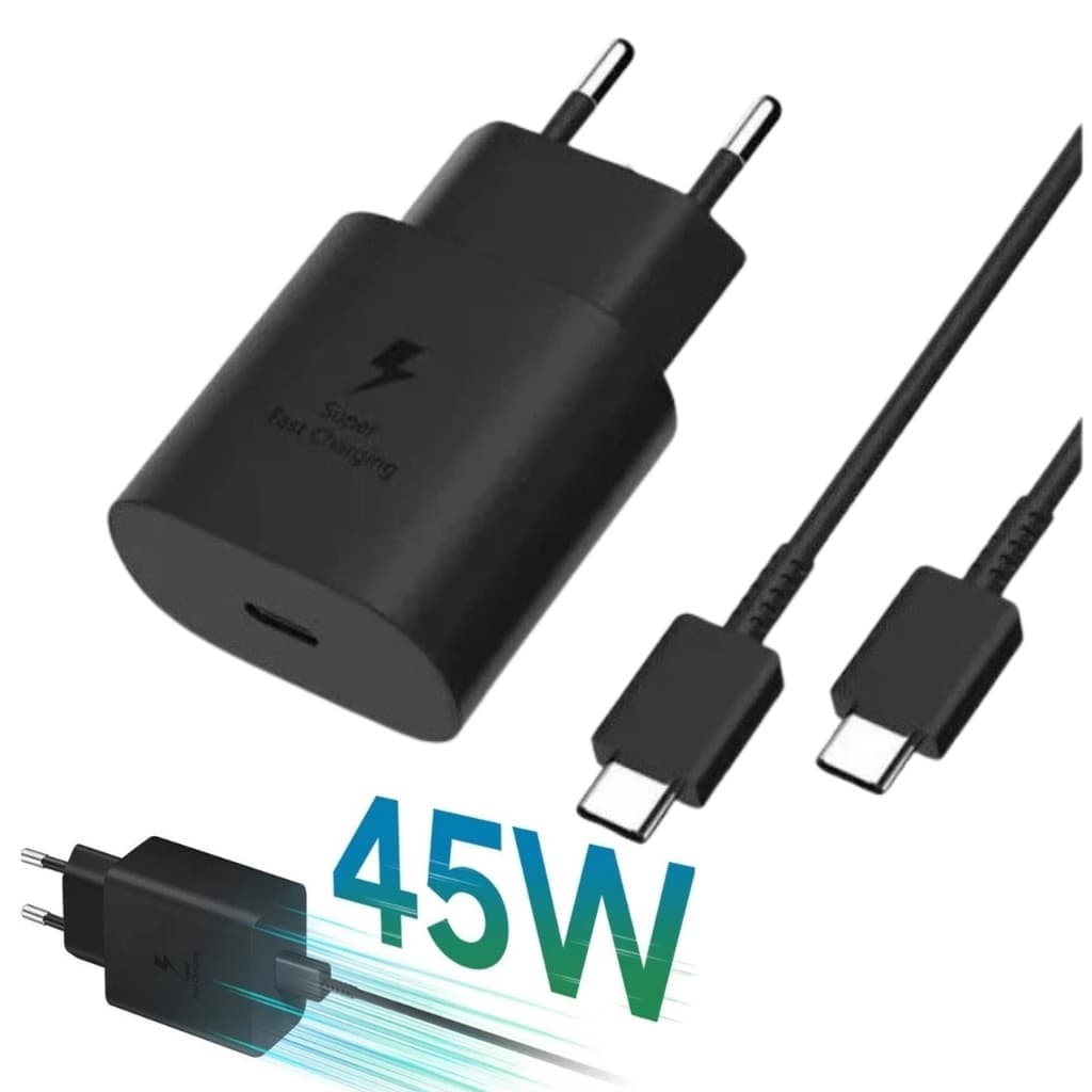 (ORIGINAL) Carregador Samsung 45W Turbo Tipo C modelo sansung 2025