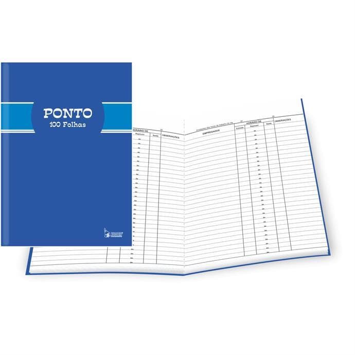 Livro ponto 1/4 100 Folhas - Tamoio