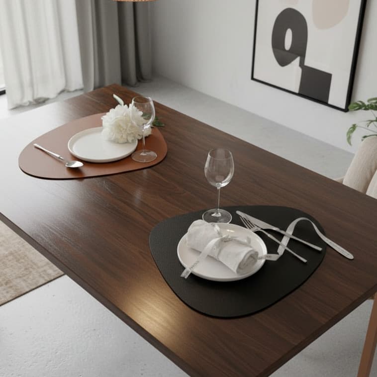 Jogo Americano Sousplat De Mesa em Sintético Prático