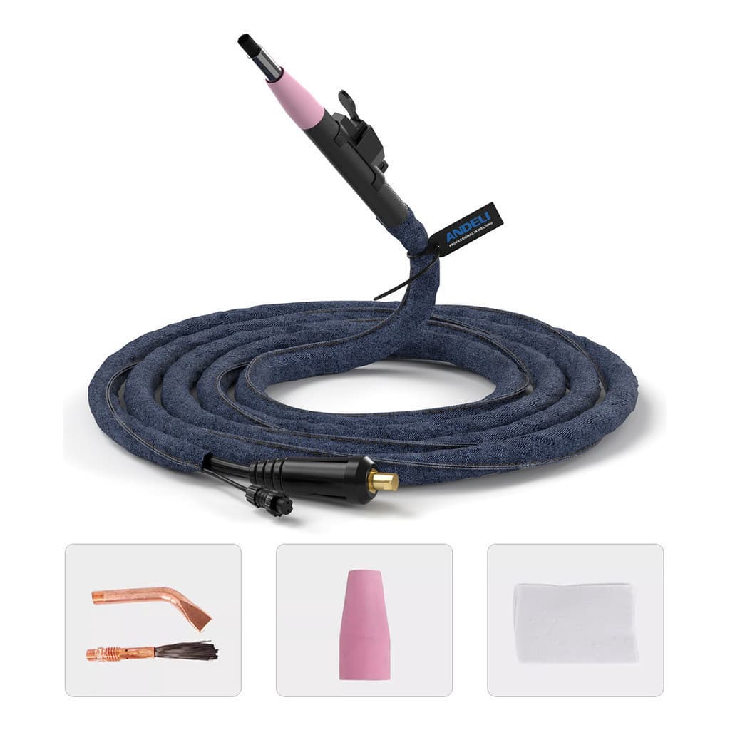 Tocha De Limpeza Para Solda Para Máquina De Limpeza De Inox Andeli Hd-250l (9MM) 4Metros Top