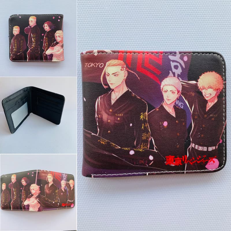 Carteira masculina 8UHE Carteira masculina porta cartão carteira de presente de aniversário dos Vingadores de Tóquio