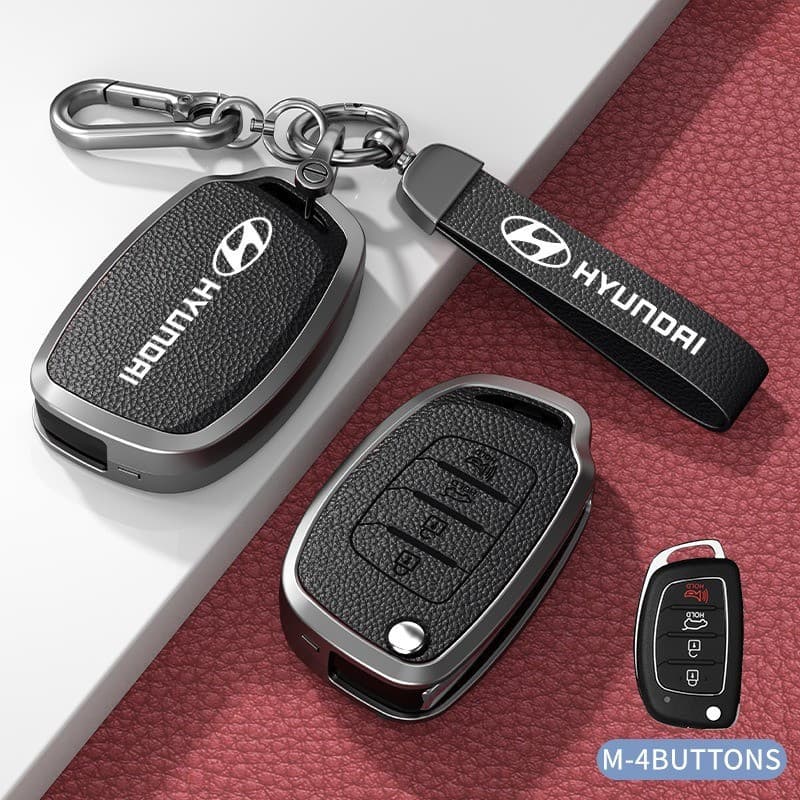 Para Hyundai 2025 HB20/HB20S 2015-2024 Azera/ix35/HB20X Capa de Chave de Liga de Zinco Acessórios
