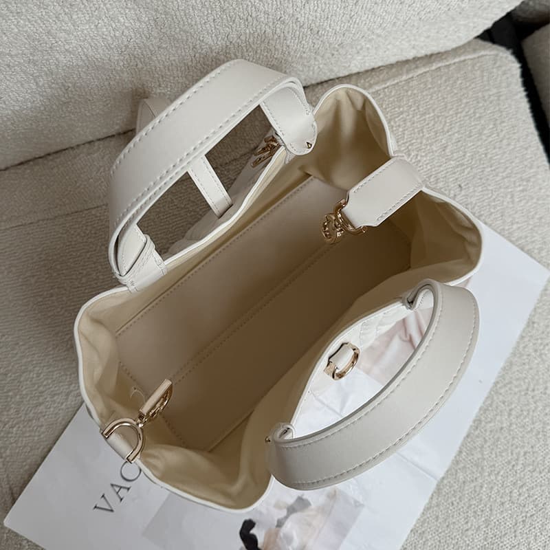 Bolsa feminina Diana bolsa feminina couro genuíno versão Horizontal nativa bolsa Tote grande capacidade balde bolsa de m