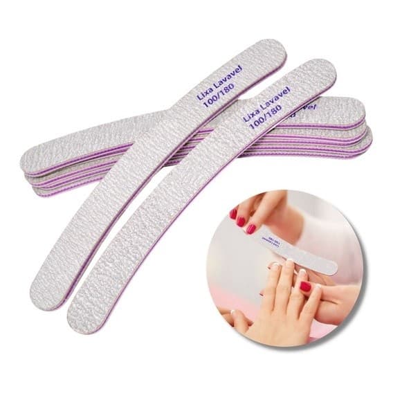 Lixas Banana/Boomerang Polidora Unidade Manicure Profissional Unhas