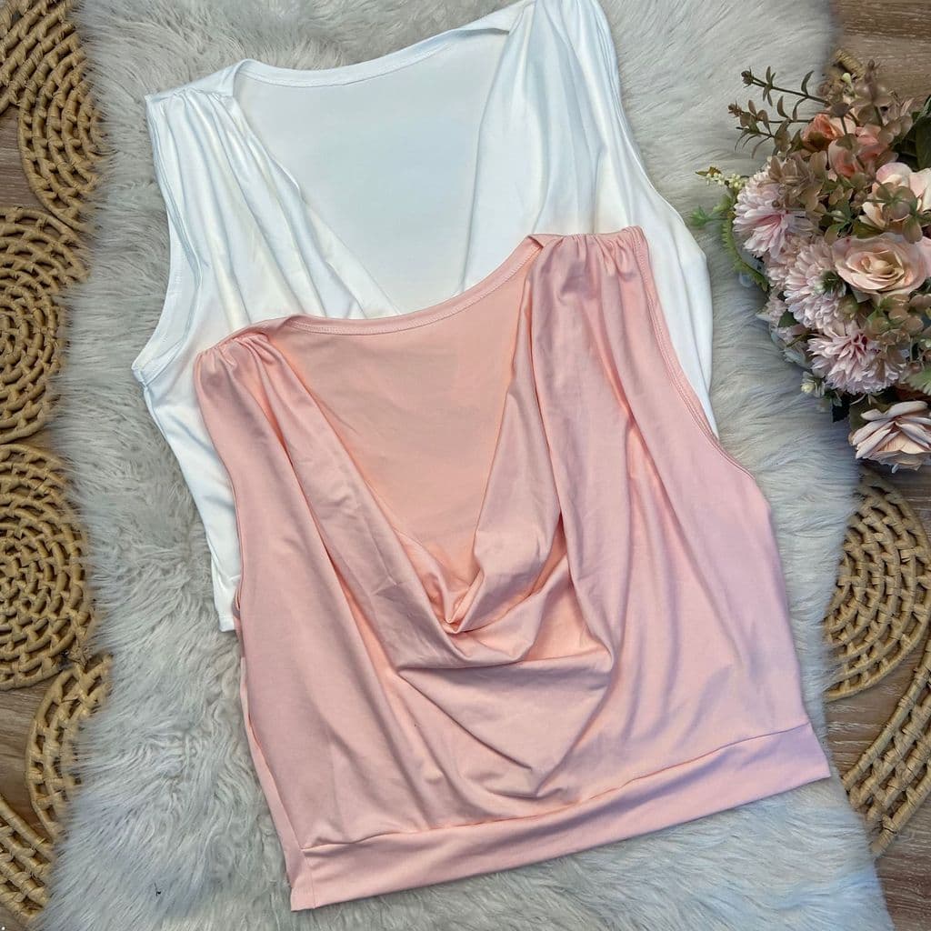 Blusa cropped plus G1 suplex gola boba 46 a 50