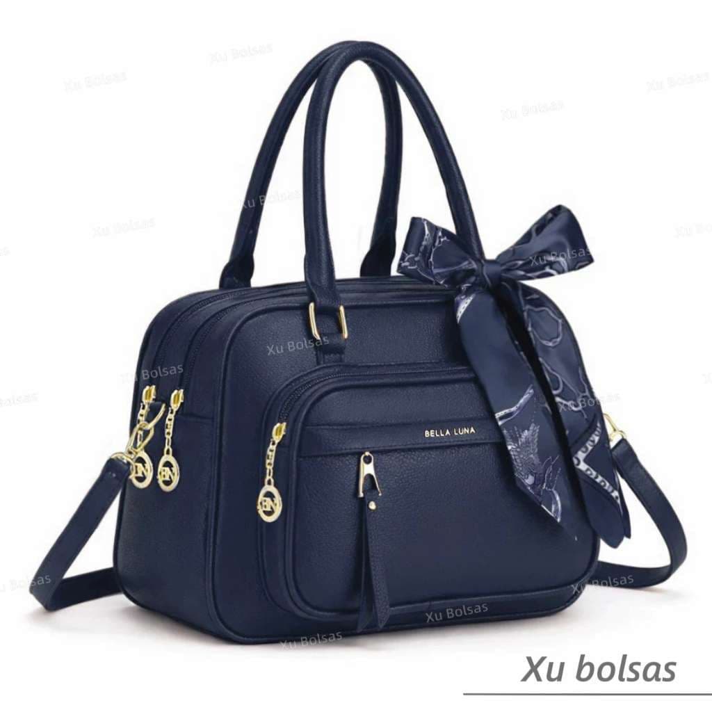 Bolsas Feminina Com 5 Divisórias e Lencinho Alça Lateral Transversal Faixa De Mão De Couro DEC6172#