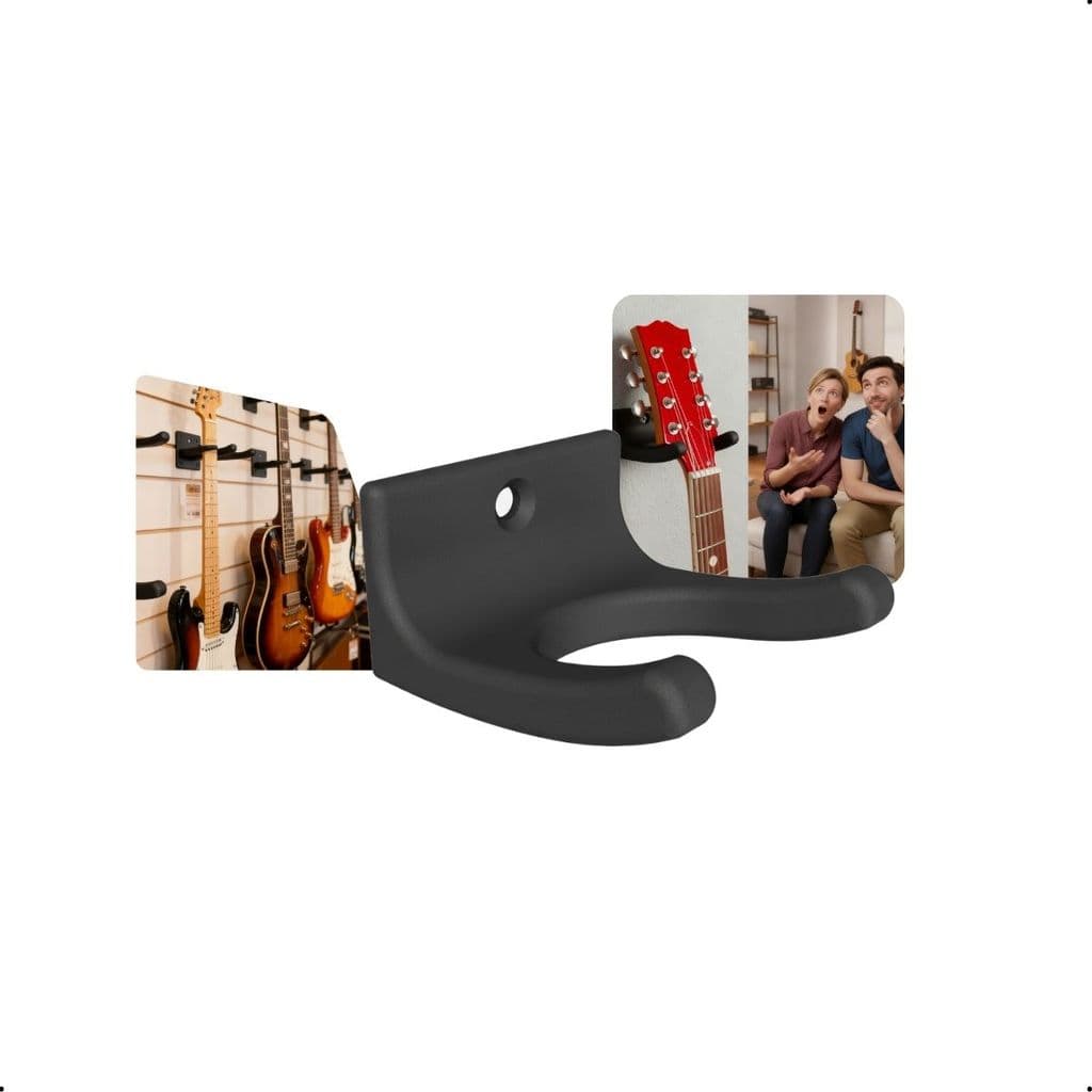 Suporte Para Guitarra De Parede Vertical Universal Ideal Para Baixo Ukulele e Instrumentos