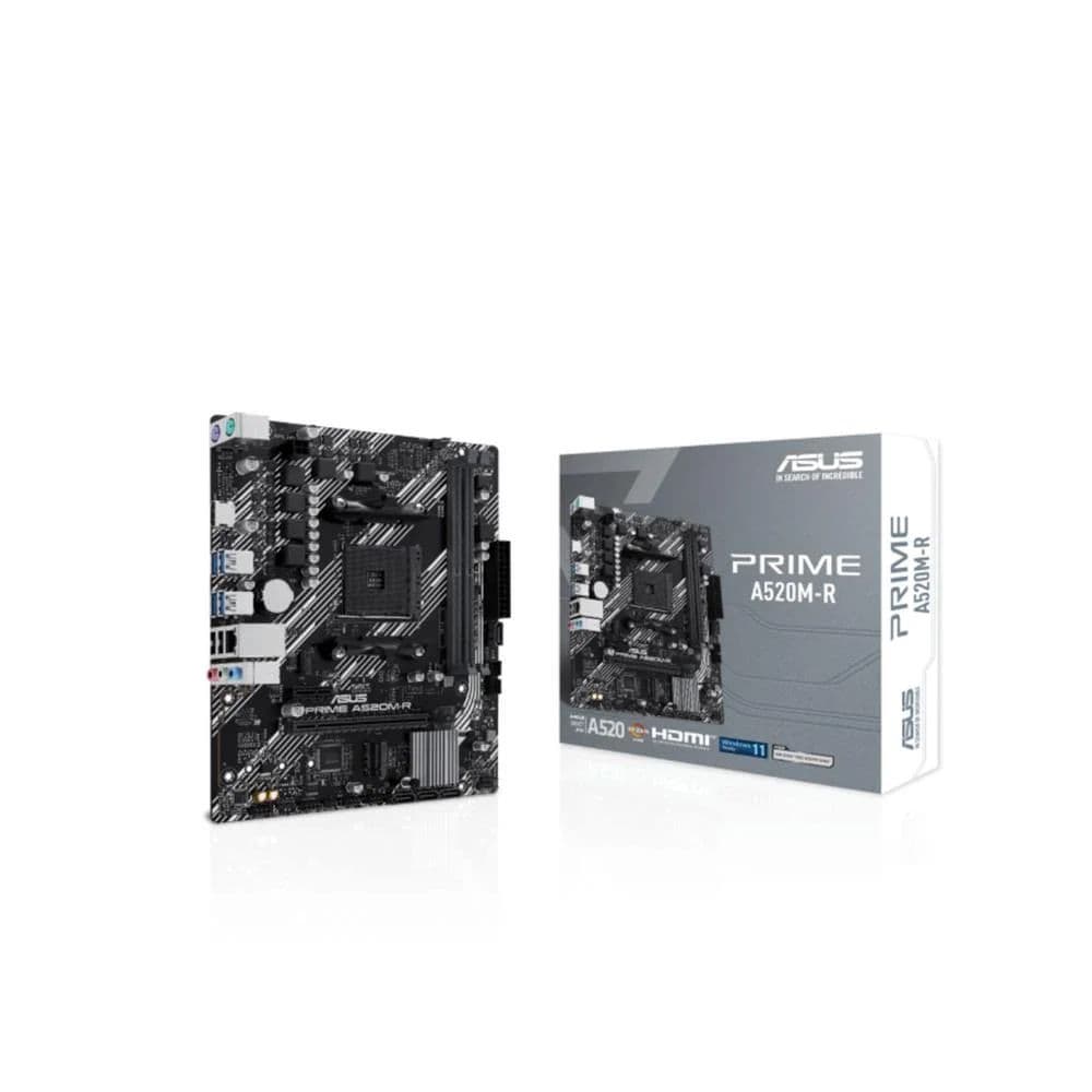 Placa Mãe ASUS Prime A520M - R - Ryzen AM4 DDR4 - Matx - M.2 Nvme - Hdmi 90MB1H60-M0EAY0