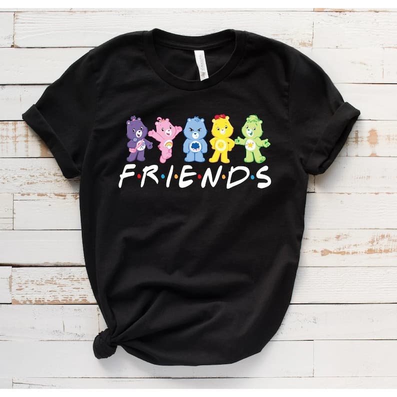 Camiseta Adulto Algodão Lançamento Turma dos Ursinhos Carinhosos Amigos