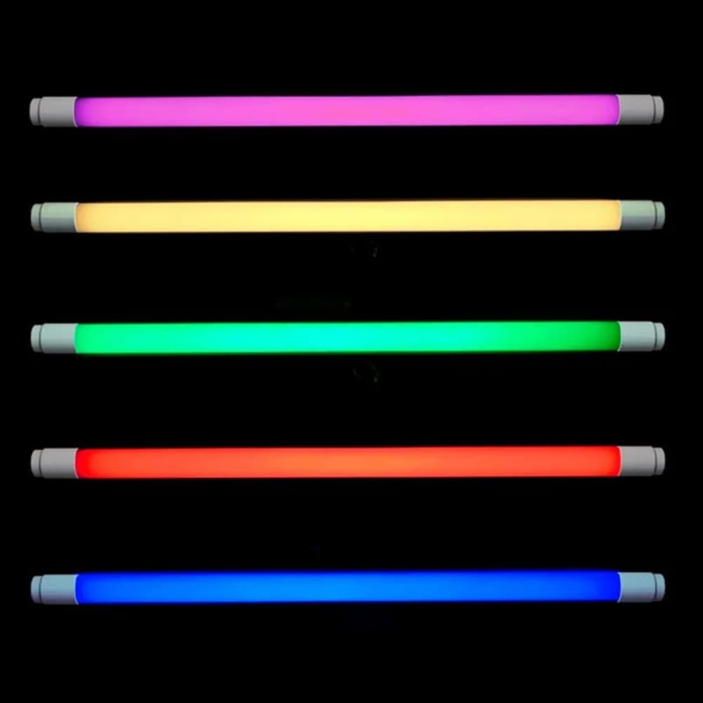 Lâmpada Tubular LED T8 20W Colorida | 1,20m | Bivolt | Ligação 2 Lados
