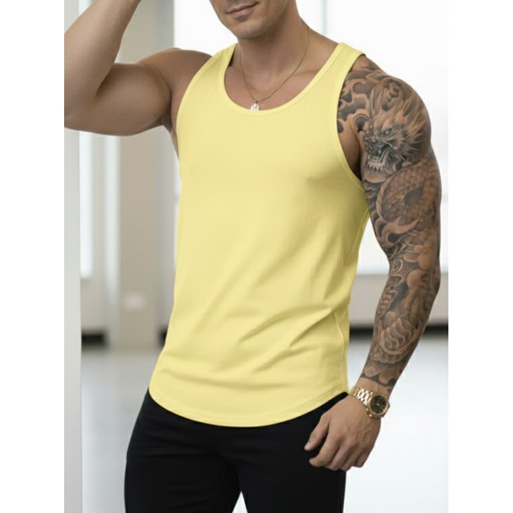 Blusa Regata Masculina Básica Treino Casual