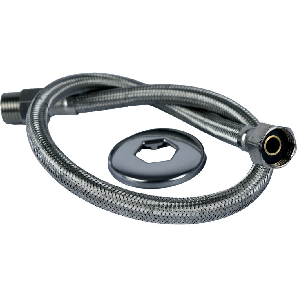 Engate Flexível 60cm Fertak 7016 Conector Torneira Vaso Sanitário Instalação Hidráulica Resistente