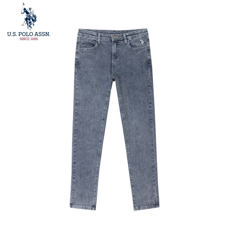 Uspoloassn Paul Jeans Lavados Micro-Elastic Slimmer Look American Polo Association Slim-fit Calças Femininas Retas