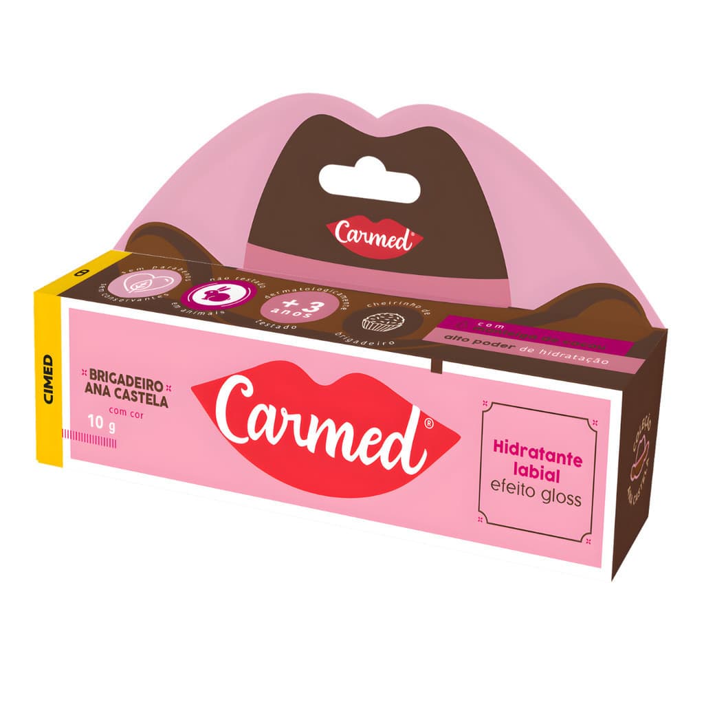 Hidratante Labial Carmed Brigadeiro Ana Castela 10g - Edição Ilimitada, Linha Ana Castela