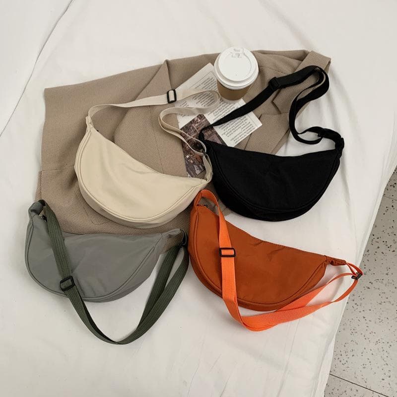 Bolsa mensageiro de náilon 2025 novo estilo moda na moda saco de bolinho leve Commuter axilas saco grande capacidade sim