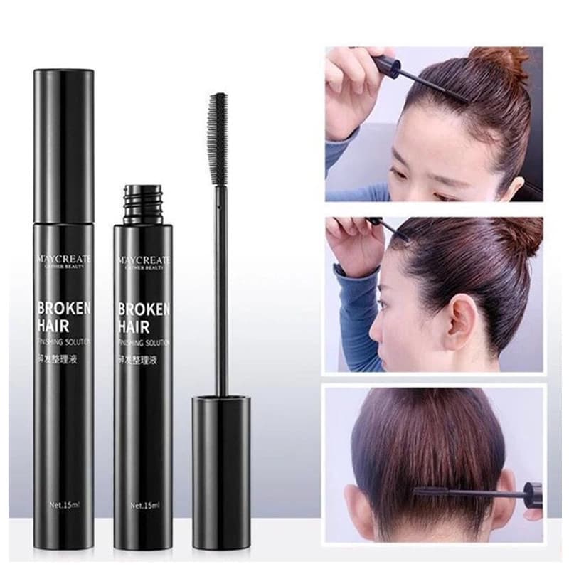 Crianças cabelo quebrado arrumando ferramenta útil creme de arrumação feminino Anti-Frizz fofo fixo cera de cabelo vara