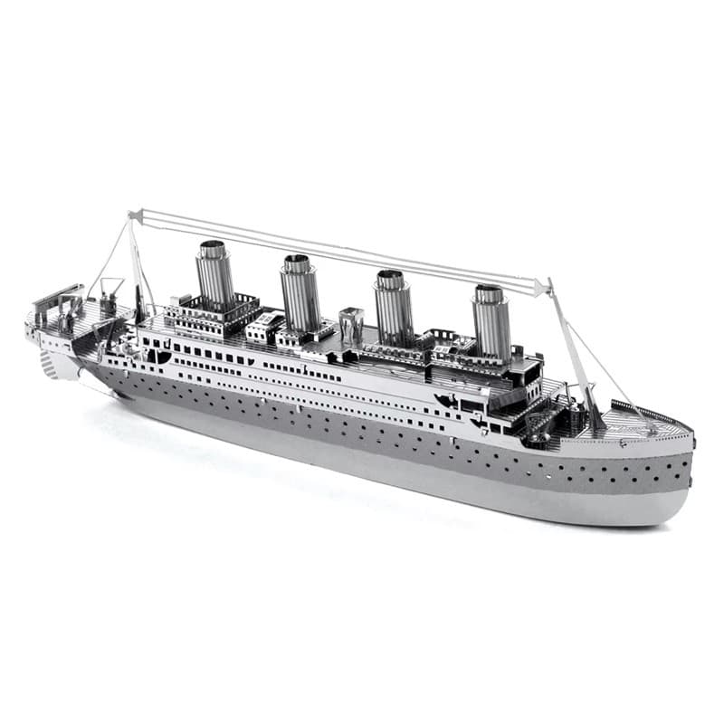 Quebra Cabeça 3D Metal - Cortados a laser - Modelo Titanic