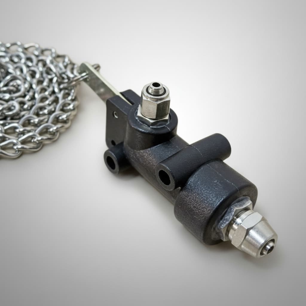 Válvula Cordinha Corrente Metal Buzina Ar Universal Caminhão