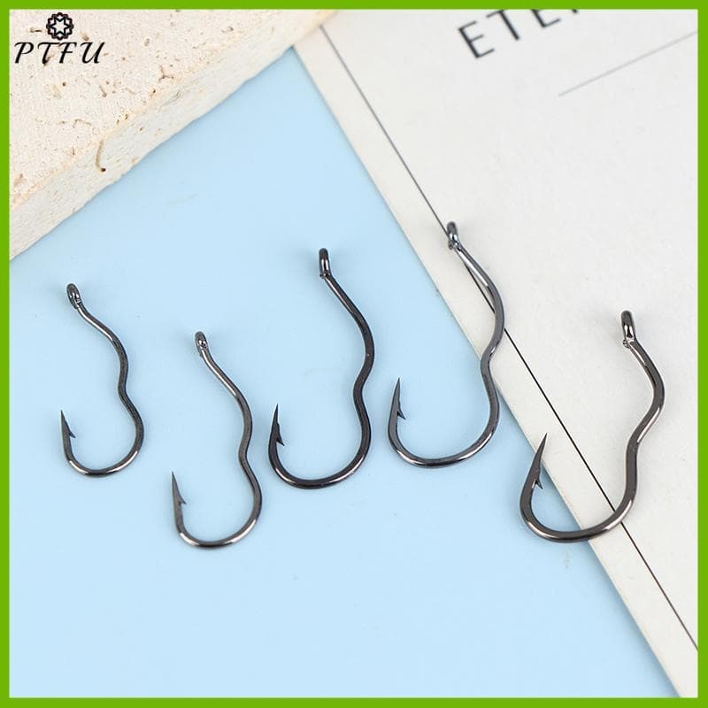 PTFU > 50 Peças De Anzóis De Pesca Premium-Design Farpado Para Punho De Peixe Antiderrapante E Seguro | Confiável Água D