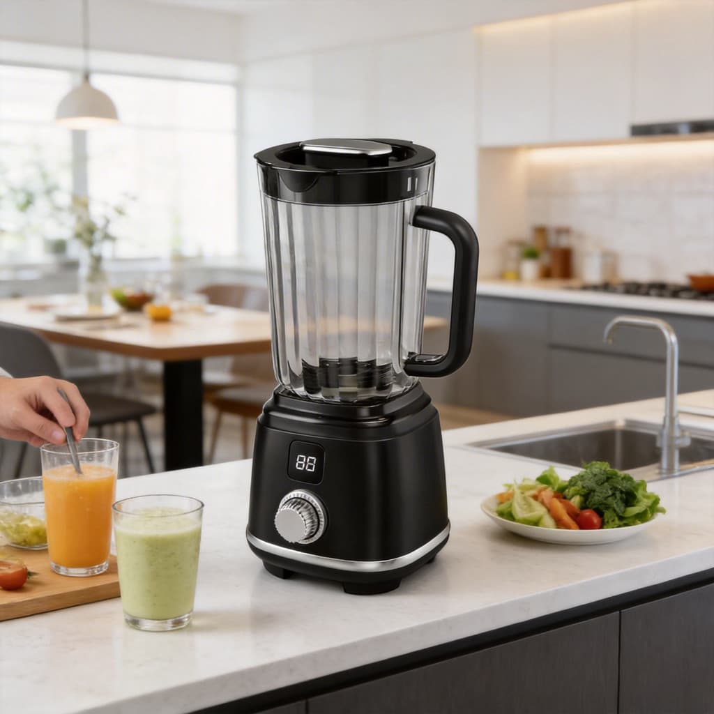 Liquidificador Portátil Recarregável 600ML 10 Lâminas 2 Velocidades para Sucos Vitaminas Limpeza Automática