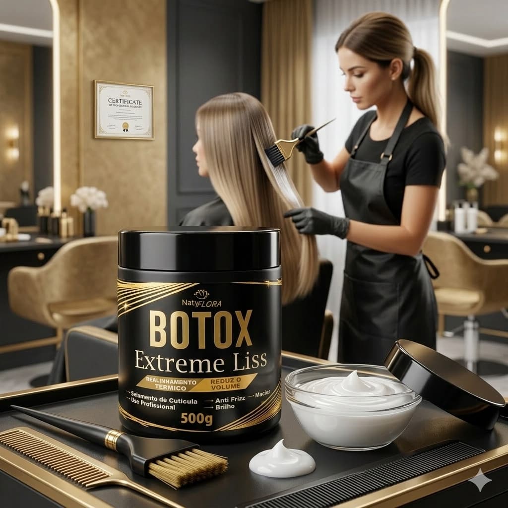 Anti Frizz BTX Capilar Extreme Liss Para Todos Os Cabelos 500g A Pronta Entrega A Pronta Entrega