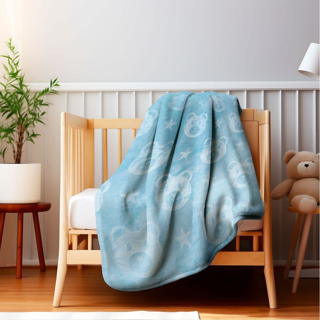Cobertor Infantil Antialergico Macio Bebê Hazime Rosa Azul Menina Menino Cobertor Grossa