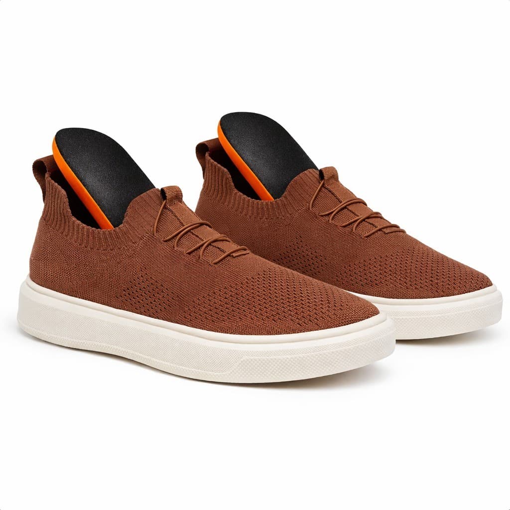 Tênis Masculino Casual Leve Knit Respirável Antiderrapante Moderno