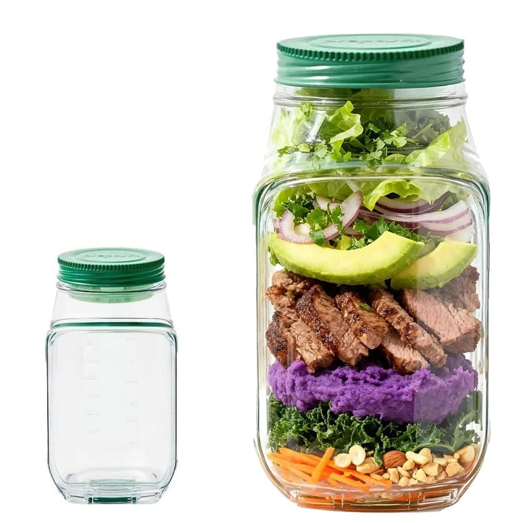 Pote De Salada Tampa Lateral Marmita Dieta Pratico Versatil Passeios Piquiniques Escritorio Academia Escola