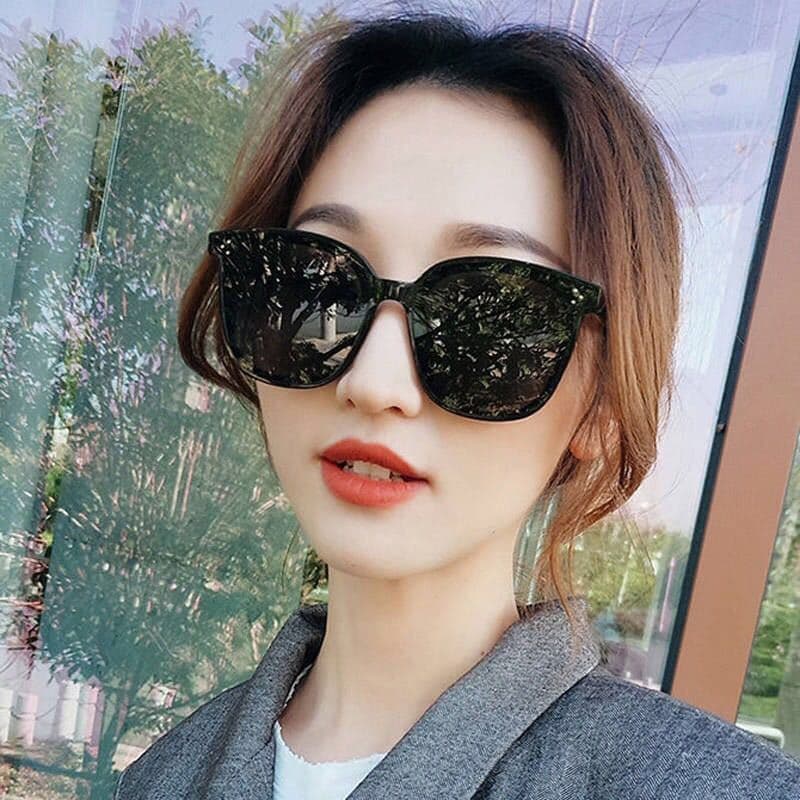 Óculos de sol feminino versão coreana influenciador polarizado óculos de sol feminino Anti-ultravioleta senhoras olhos T