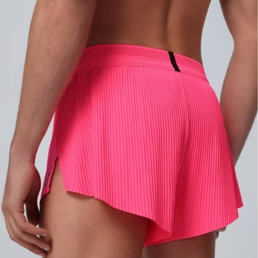 New Pleated Sports Belt Safety Pants Anti-Exposure Running Breathable Yoga Pants PCum ahTC