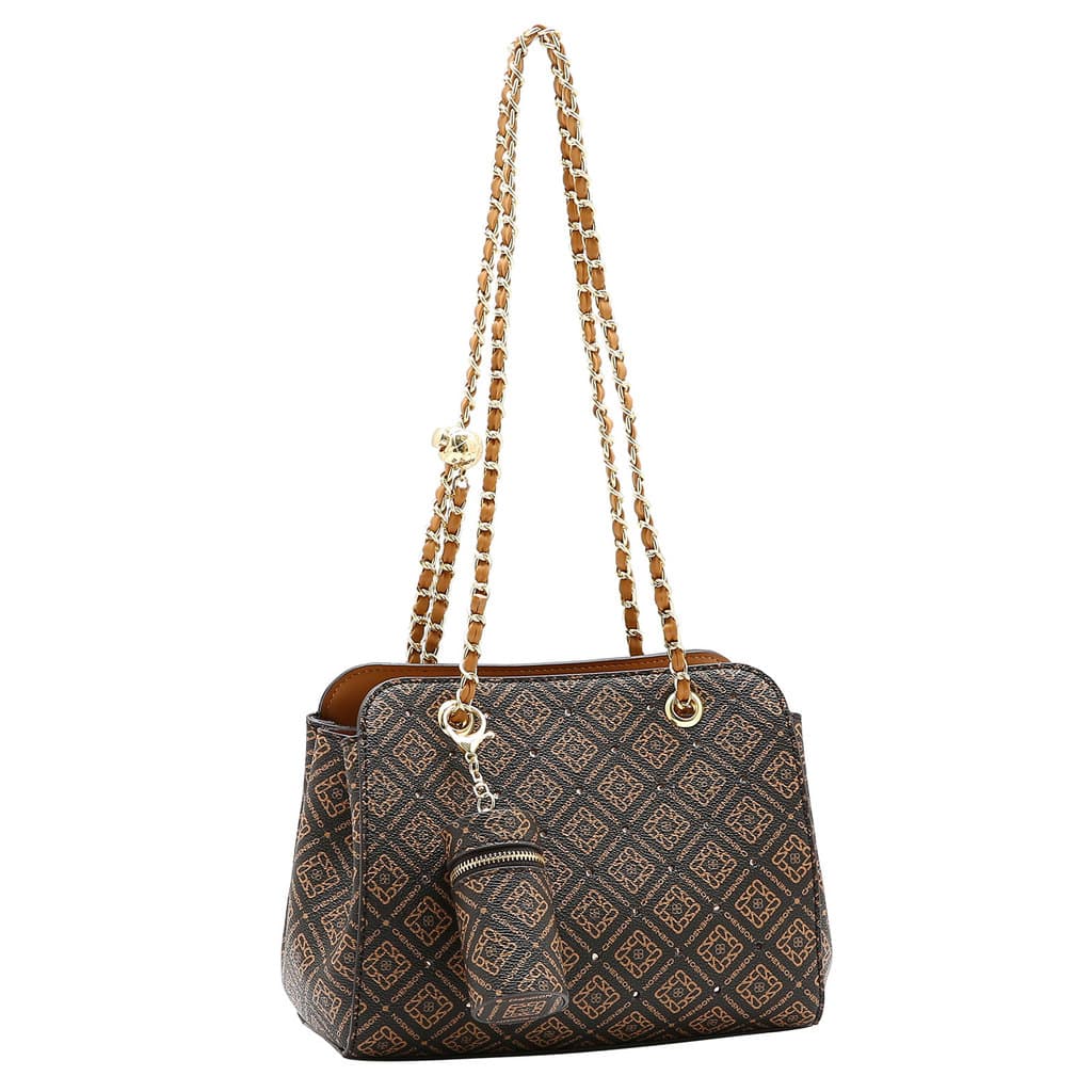 Bolsa Feminina Chenson Versátil Monograma Luxo