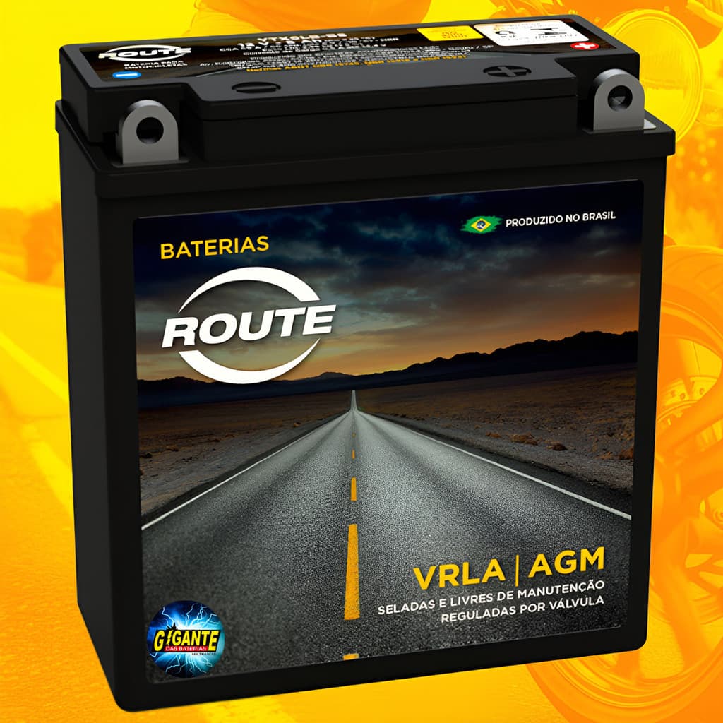 Bateria Moto Route Yamaha Xtz 125 Yamaha Crypton 105 Sandown
