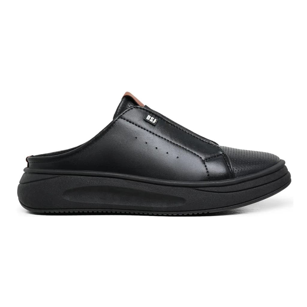 Tênis Slip On All Black Masculino Confortável Sem Cadarço Em Oferta