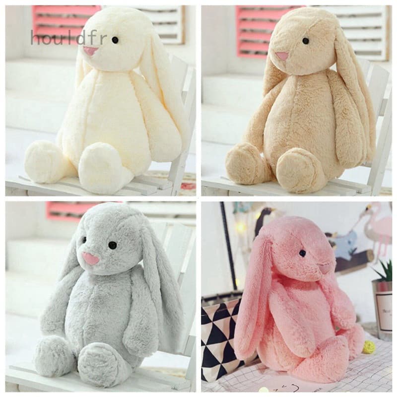 Coelho Bonito De Pelúcia Macia Travesseiro Brinquedo De Pelúcia Bicho De Pelúcia Crianças Páscoa Presente Boneca